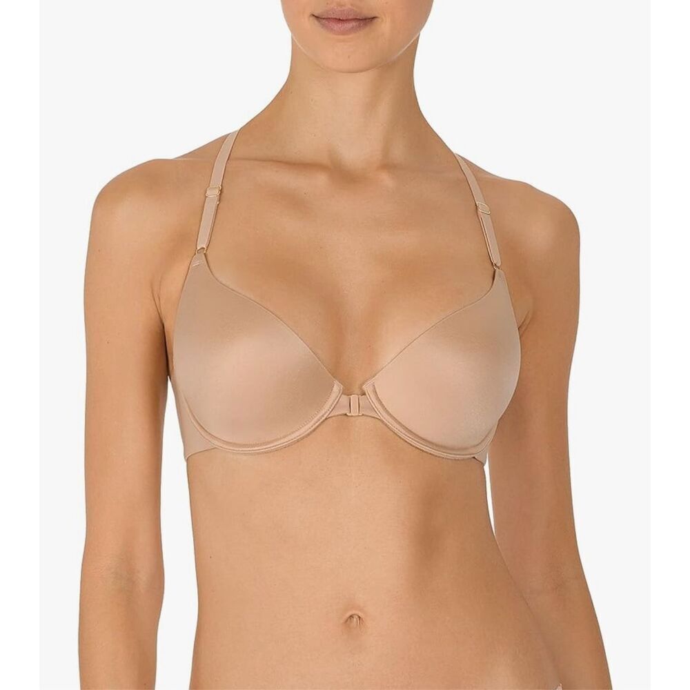 Natori NWT Euphoria Tagless Front-Close Bra Cafe 32DDD